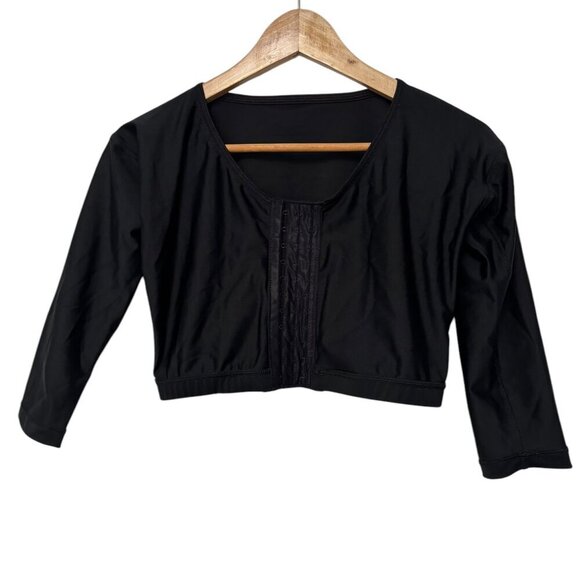 HK Optimum Arm and Back Post Surgical Compression Garment Black Size Medium NWOT - Picture 1 of 5